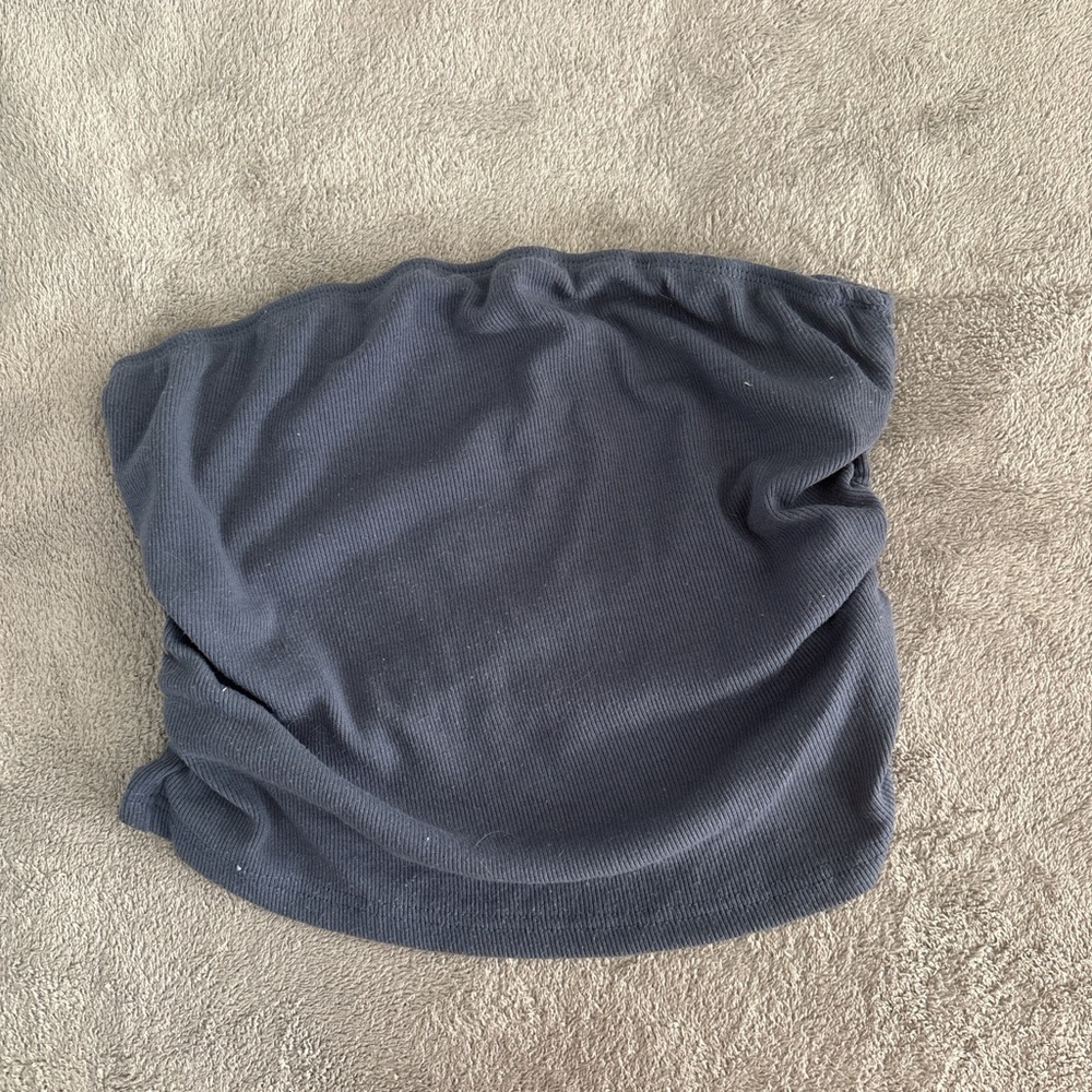SHEIN Blue Ribbed Garment